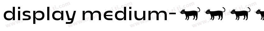 display medium字体转换